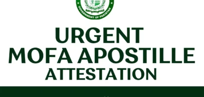 MOFA Apostille Attestation